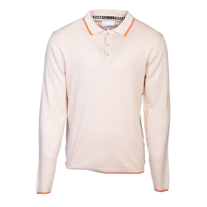 Polo maille long lisere 21550 Homme BILL TORNADE