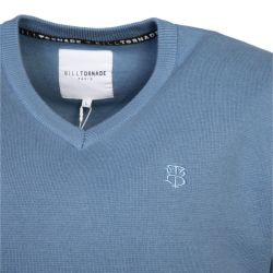 Pull col v milano 10838 Homme BILL TORNADE