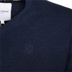 Pull col v milano 10838 Homme BILL TORNADE