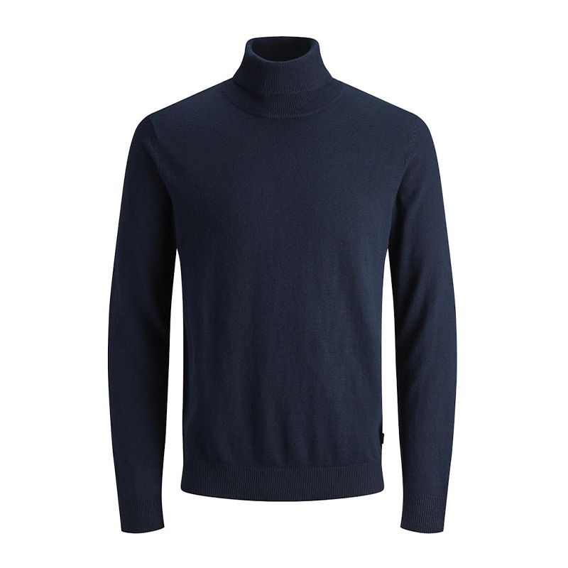 Pull fin col roulé coton mélangé Homme JACK & JONES