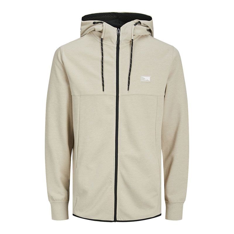 Jwhair sweat zip hood oxford ten Homme JACK & JONES