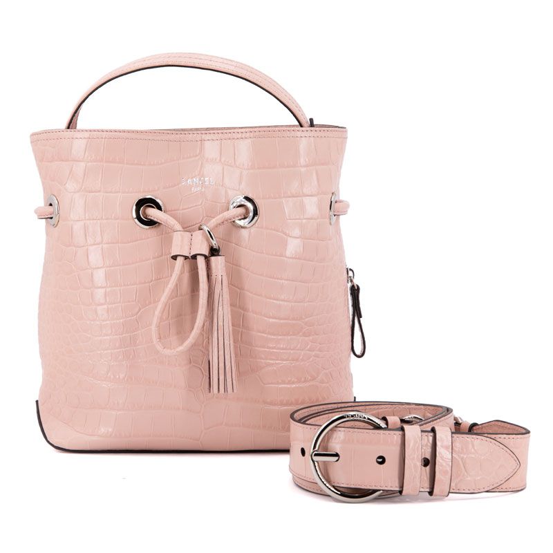 Sac seau cuir s 25x26x10cm Femme LANCEL