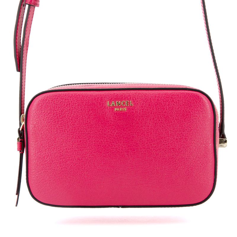Pochette cuir camera zip 20x12x8cm Femme LANCEL