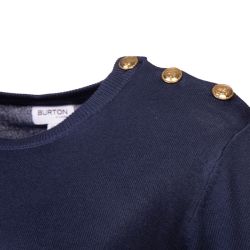Pull femme raye bouton epaule rakel Femme BURTON OF LONDON Pull femme raye bouton epaule rakel Femme BURTON OF LONDON