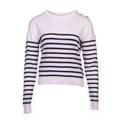 Pull femme raye bouton epaule rakel Femme BURTON OF LONDON Pull femme raye bouton epaule rakel Femme BURTON OF LONDON