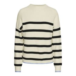 Pcnel ls turtle neck knit mm cloud dancer xs au xl Homme PIECES