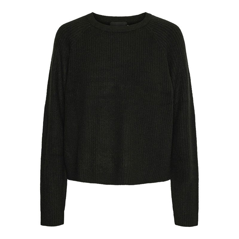 Pcolla ls o-neck knit mm blackxs au xl Homme PIECES