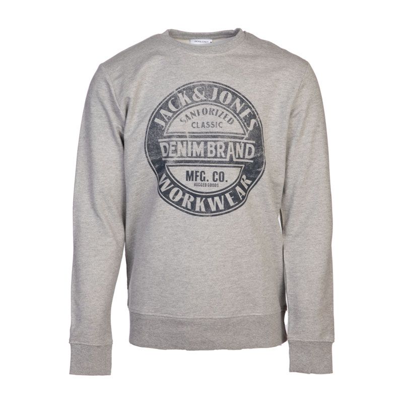 Sweat col rond jjjeans 12257108 Homme JACK & JONES