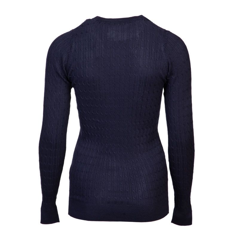 Pullcol rond tresse 18727 Femme BILL TORNADE