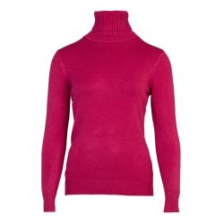 Pull col roulé laine et cachemire Femme BELLE FEMME