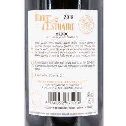Aoc medoc terre d'estuaire rouge 75cl 2018 Mixte TERRE D ESTUAIRE