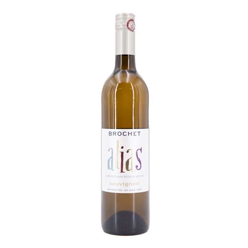 Brochet alias sauvignon blanc igp val de loire 2019 0.75l vin biologiq Mixte BROCHET ALIAS