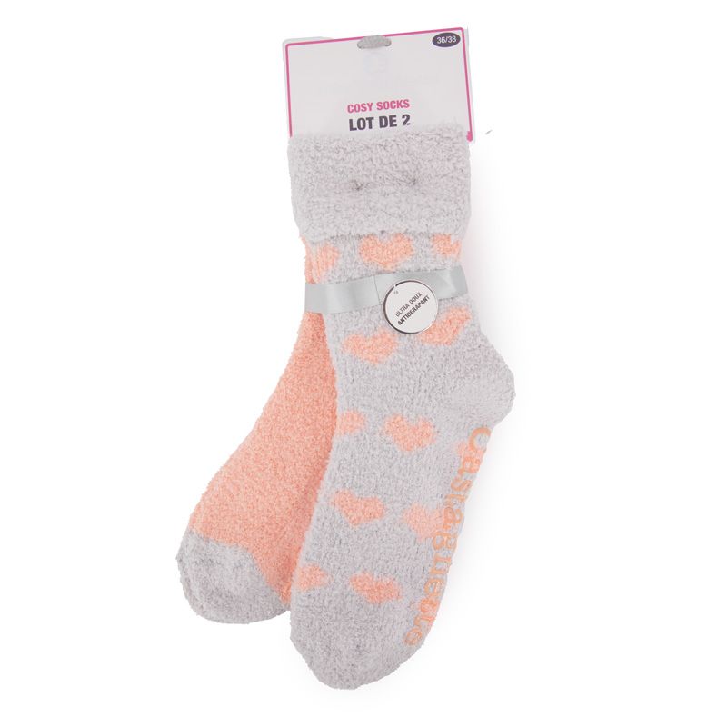 Yara lot de 2 cosy socks Femme LULU CASTAGNETTE