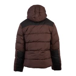 DOUDOUNE CAPUCHE ASPIN - COLLAB AGNES B SEAL BROWN