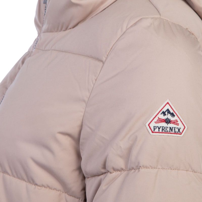 Doudoune capuche light taupe amber Femme PYRENEX