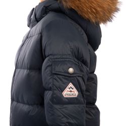 Doudoune à capuche à fourrure mat authentic Enfant PYRENEX