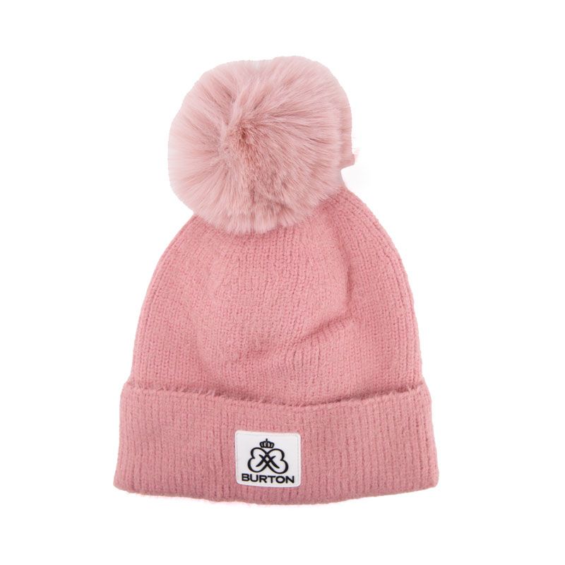 Bonnet fourre cotele avec pompon kadija Femme BURTON OF LONDON