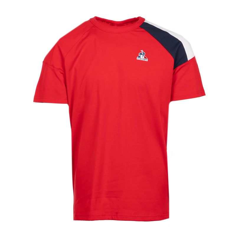 Tee shirt rouge 2423323 du s au xl Homme LE COQ SPORTIF