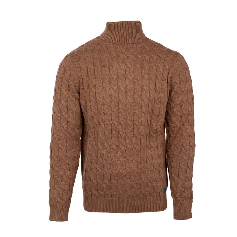 Pull col roule bms15 brown Homme BEST MOUNTAIN