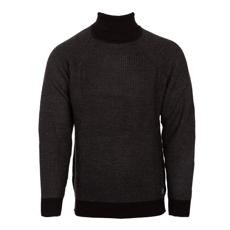 Pull col roule bm110322 gris fonce Homme BEST MOUNTAIN