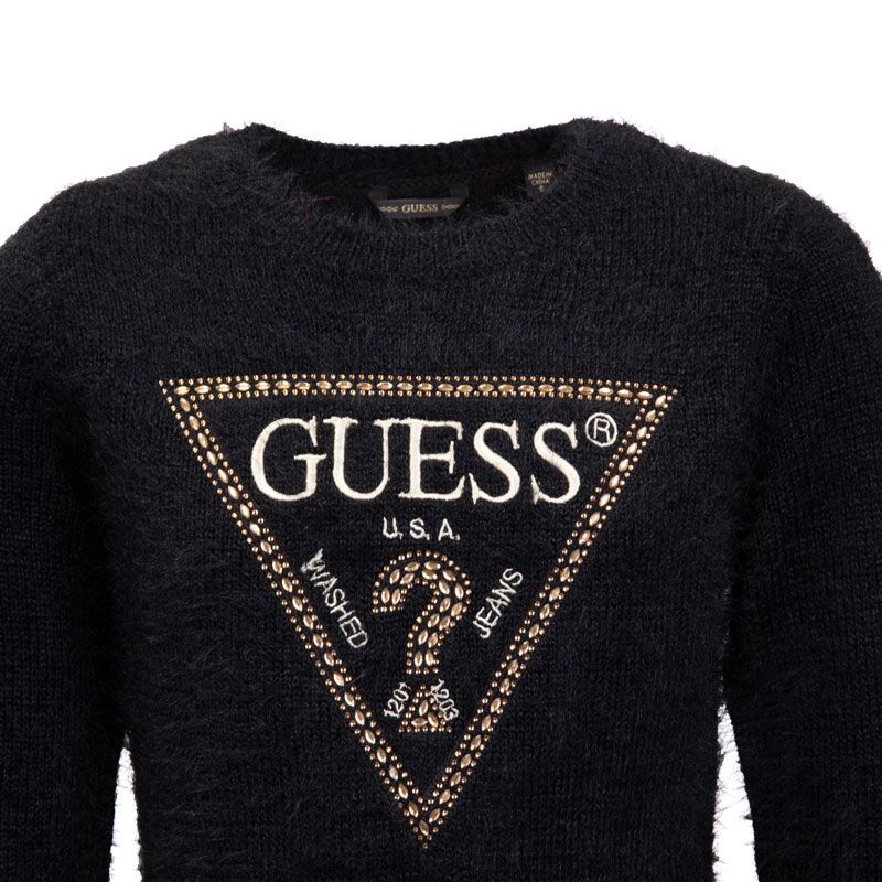 Robe pull ml j4bk11z3k20-jblk Enfant GUESS Robe pull ml j4bk11z3k20-jblk Enfant GUESS