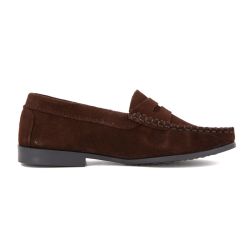 MOCASSIN 97 158 CROUTE VELOUR 448 MARRON FONCE T36-41 MOCASSIN 97 158 CROUTE VELOUR 448 MARRON FONCE T36-41