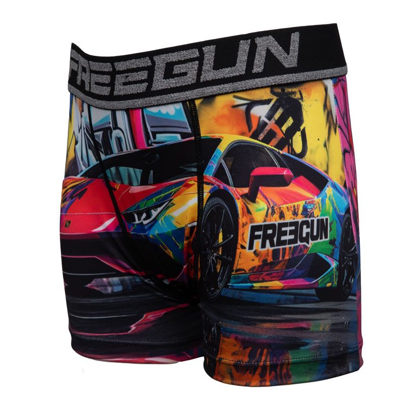 Boxer garcon microfibre fgpa75/3/bm/car Garçon FREEGUN