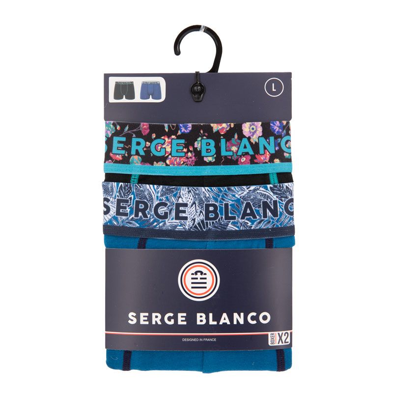 Lot de 2 boxer homme ceinture en sublimation serge blanco Homme SERGE BLANCO