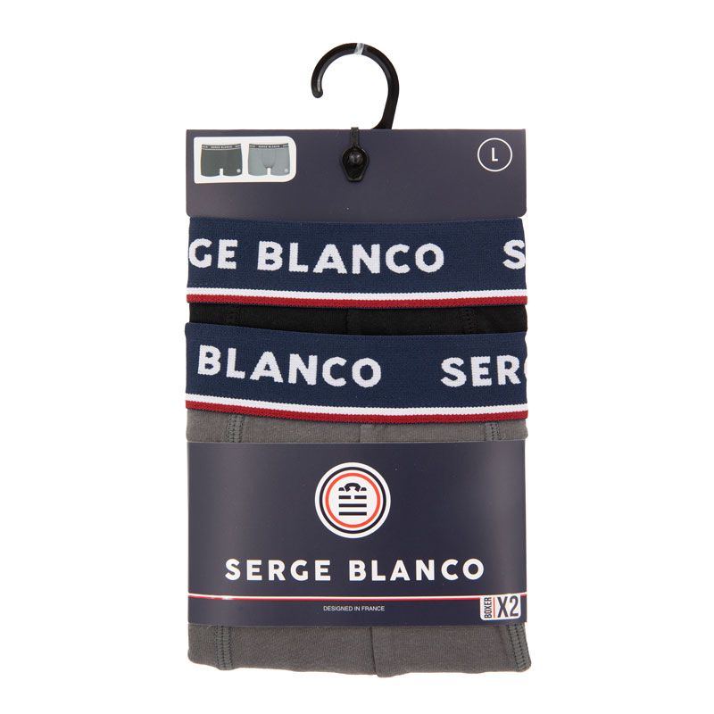 Lot de 2 homme boxer coton elasthanne serge blanco Homme SERGE BLANCO