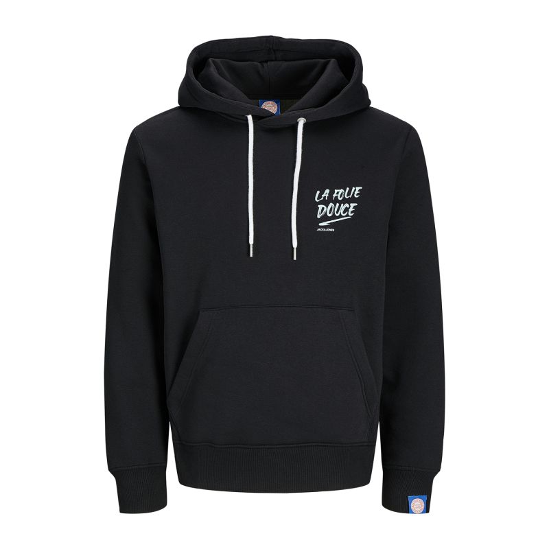 Sweat capuche jorgraff black 12275520 4237 Homme JACK & JONES