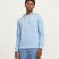 Sweat capuche jjverner chambray blue 12269318 4236 Homme JACK & JONES Sweat capuche jjverner chambray blue 12269318 4236 Homme JACK & JONES
