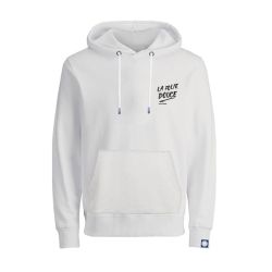 Sweat capuche jorgraff cloud dancer 12275520 4237 Homme JACK & JONES