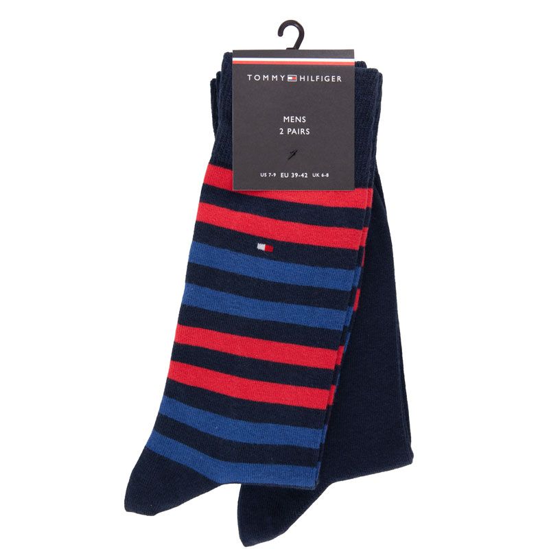 Chaussette duo stripe tommy original 2p 39/46 Homme TOMMY HILFIGER