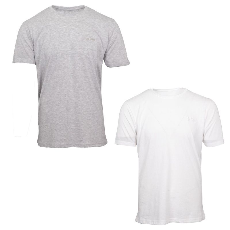 Pack de 2 tee shirt col rond manfred Homme LEE COOPER