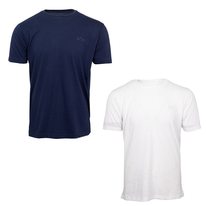 Pack de 2 tee shirt col rond manfred Homme LEE COOPER