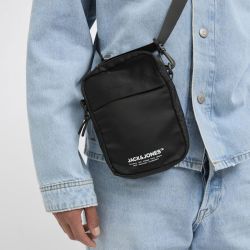 Sacoche Jeremy 13x20x3cm sangle réglable Homme JACK & JONES