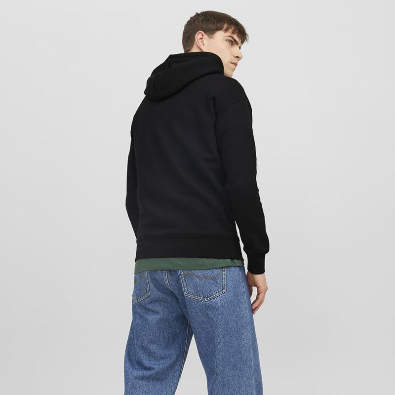 Sweat a capuche jorvesterbro black 12241687 4367 Homme JACK & JONES
