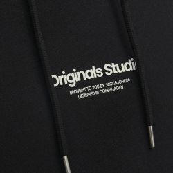 Sweat a capuche jorvesterbro black 12241687 4367 Homme JACK & JONES