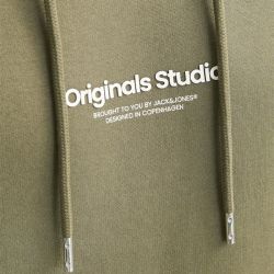 Sweat a capuche jorvesterbro black 12241687 4367 Homme JACK & JONES