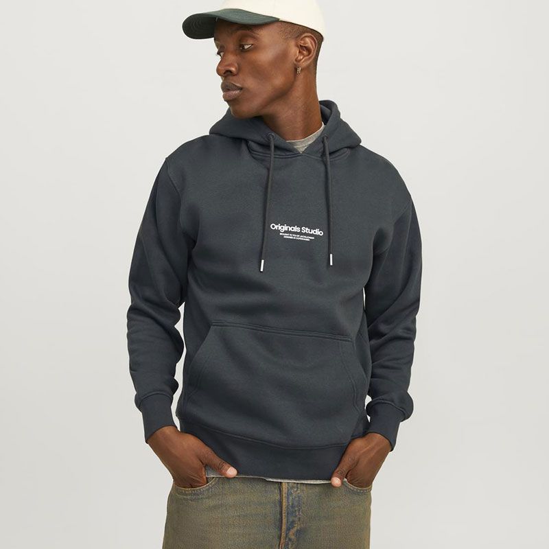 Sweat a capuche jorvesterbro black 12241687 4367 Homme JACK & JONES Sweat a capuche jorvesterbro black 12241687 4367 Homme JACK & JONES