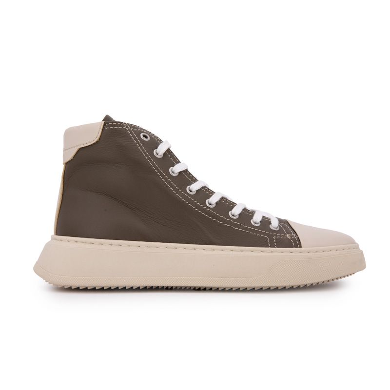 Basket montante 5268 naomi talco + capri marron 40/45 Homme URBAN