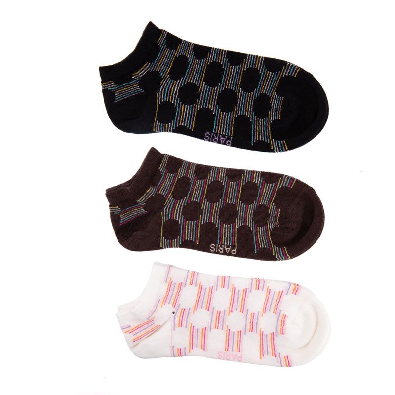 Socquette fantaisie lot x3 Femme BILL TORNADE