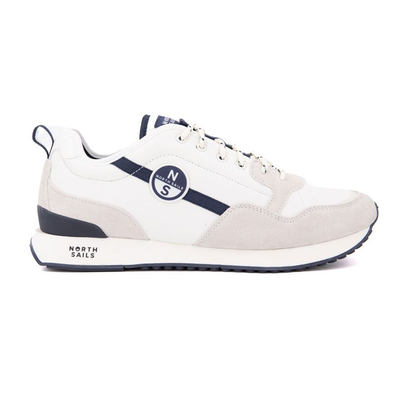 BASKET OFF WHITE-NAVY A3-HORIZ P 007 24AW T39/43