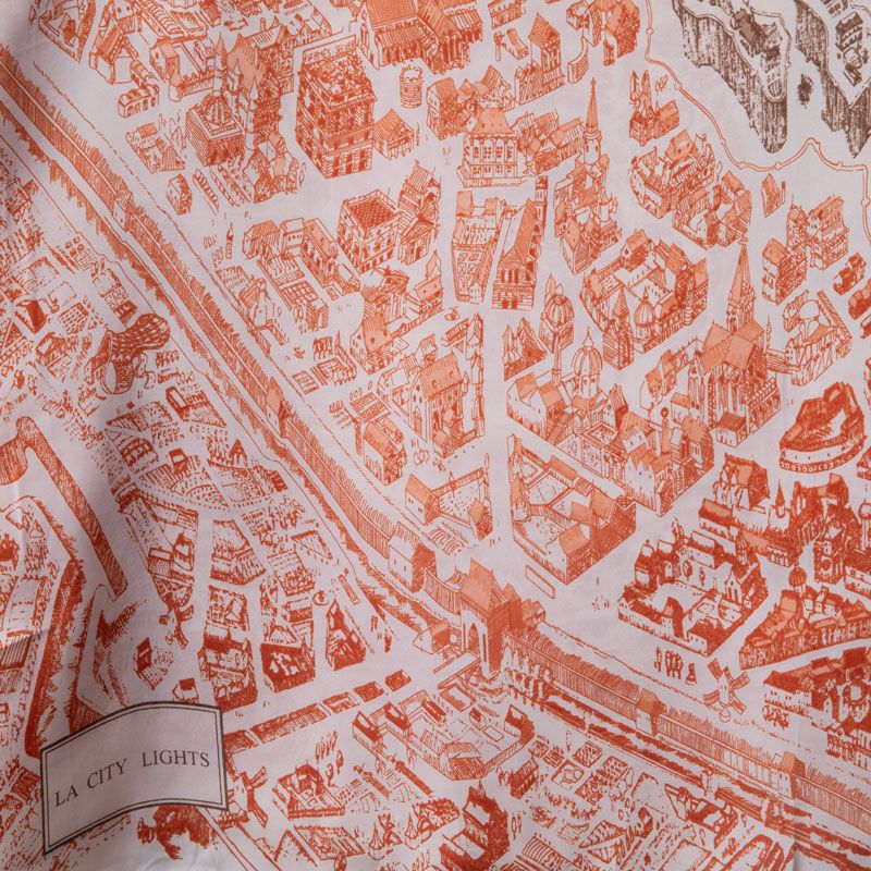 CARRE TOUCHE SOIE 90x90 TORRENTE 24483