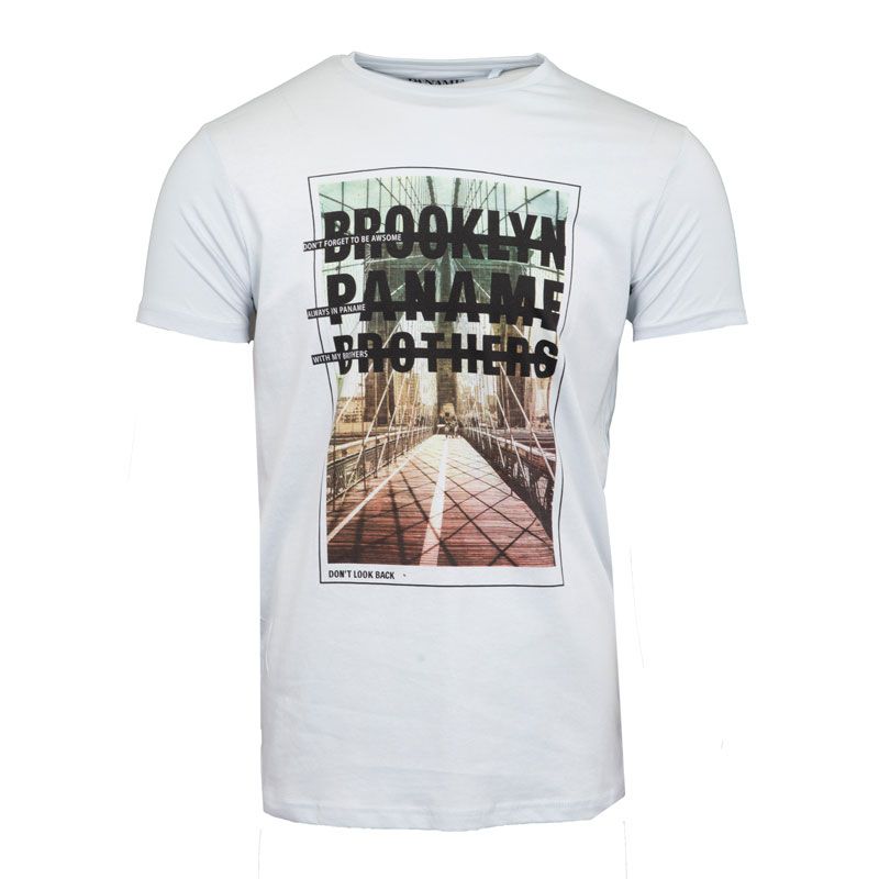 Tee shirt mc photoprint ts-pb 101 Homme PANAME BROTHERS