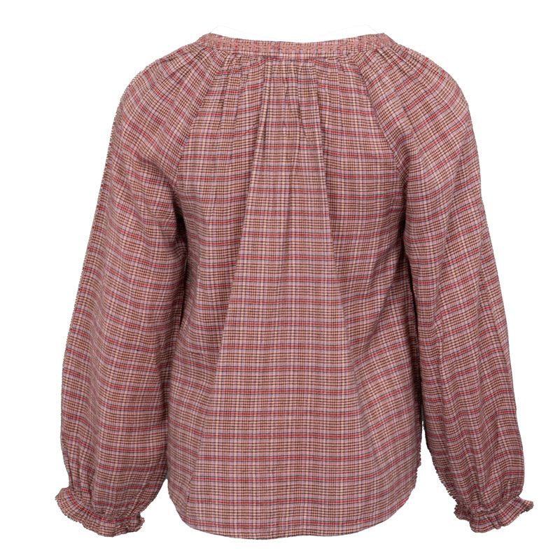 Blouse carreaux rose marjani Femme LA PETITE ETOILE