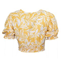 Top bicolore jaune timea Femme LA PETITE ETOILE