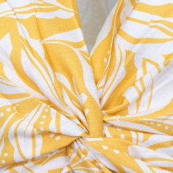 Top bicolore jaune timea Femme LA PETITE ETOILE