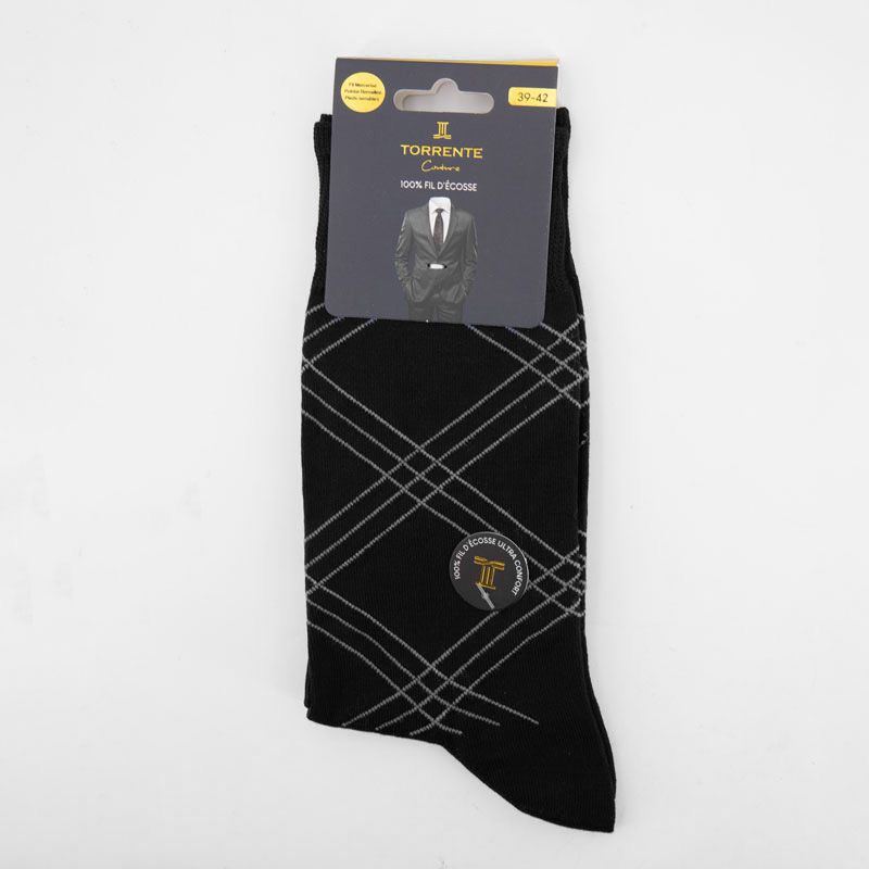 Chaussettes fil d'ecosse fantaisies 24018 Homme TORRENTE