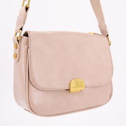 Sac bandouliere Romy motif croco à clip doré 22x18x8cm Femme GEORGES RECH